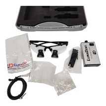 LumaDent 2.5x Dental Surgical Loupe with LED Headlight & Battery Pack Case image 3