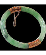 Vintage 14k Hong Kong Jade Bangle  - £2,179.83 GBP