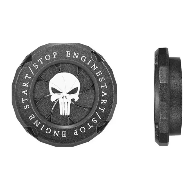 Car Start Button Cover - Alloy Rotary Engine Ignition Switch Cover - £13.17 GBP