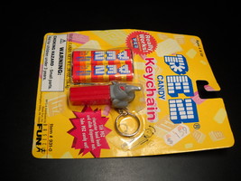 Key Chain Pez Candy Character 1998 Elephant and Hat Basic Fun New Sealed... - £5.49 GBP