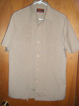 Wall St. - Grasim Ready To Wear SS Safari Style Shirt - Size 40 Chest - $14.63