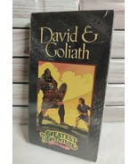 DAVID &amp; GOLIATH - VHS 1993 - THE GREATEST ADVENTURE - Bible Stories Bran... - £6.95 GBP