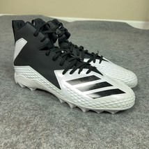 Adidas Mens Football Cleat 16 White Black Shoe Freak Mid MD Sport Lacros... - $39.98