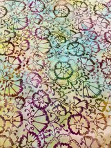 Spring Floral Batik fm Timeless Treasures 1/2 yd - £4.47 GBP