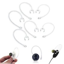 APG 6pcs Clear Replacement Bluetooth Ear Hook Loop Clip for Earphones &amp; Headp... - £2.33 GBP