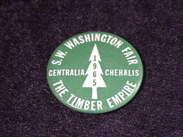 1965 Southwest Washington State Fair Pinback Button Pin, Centralia, Cheh... - $6.95