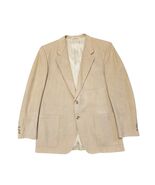 Bachrach Blazer Men&#39;s 44R Tan Suede Regent Business Career Coat Jacket L... - $720.01 MXN