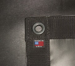 Tarp, Heavy Duty, Black, Waterproof, 18 Oz. Vinyl w/ Reinforced Edges - $34.93+