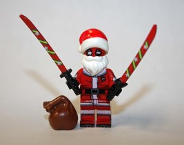 Single Sale Deadpool Santa Claus Christmas Minifigure Block Toys - £4.62 GBP