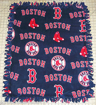 Boston Red Sox Blue Fleece Throw Blanket  56" x 68"  MLB Baseball Adult Size - $149.95