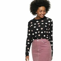 NWT Womens Size XS Popsugar Dotted Knit Pullover Longsleeve Dot Sweater - £15.40 GBP