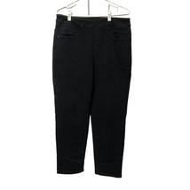 Time &amp; Tru Black Jeans Womens Large 12-14 Stretch Pull On Pants - £12.83 GBP