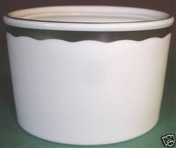 Wedgwood Silhouette Sugar Bowl NO LID Platinum Trim New - $12.38