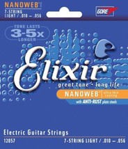 Elixir Nanoweb 7-String Electric,  Light Guage 10-56 - $15.99