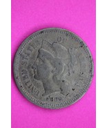 1869 Three 3 Cent Nickel Scarce Semi Key Date Type Coin Philadelphia Min... - $34.17 CAD