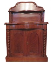 Antique 1800s English Mahogany Regency William IV Server Chiffonier Cabinet  - £954.50 GBP