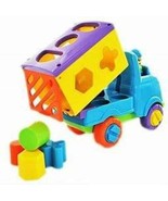 Learning Toy Push Along Block Shape Sorter Funtime Tipper Truck Vehicle ... - £8.73 GBP