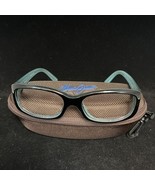 Maui Jim Punchbowl MJ 219-03 54[ ]17 135 Black &amp; Blue Sunglasses Frames ... - $47.32 CAD