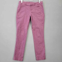 Old Navy Women Pants Size 6 Purple Pixie Stretch Classic Straight Flat F... - £9.80 GBP