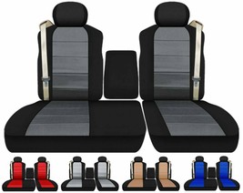Fits 2001-2003 Ford F150 truck 40-60 Front Seat Covers W/INT Seat Belts Velvet - $2,267.34 MXN