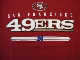 NFL San Francisco 49ers Football Logo Sportswear Fan Apparel Red T Shirt... - $15.53