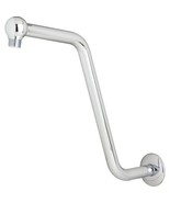 Chrome Drenching Shower Arm With Flange 1/2 X 10&quot; - £39.18 GBP