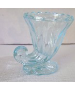 Miniature Blue Cornucopia Bud Vase - $8.00