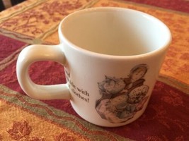 Euc Wedgwood Mrs. TIGGY-WINKLE Beatrix Potter Porcelain Children&#39;s Cup Mug - £23.87 GBP