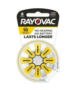 Rayovac Size 10 Hearing Aid Batteries (8 Pack)  - £9.43 GBP