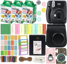 Fujifilm Instax Mini 11 Instant Camera With Case, 60 Fuji Films,, Charco... - £137.04 GBP