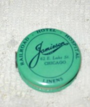 Sewing Tape Measure -Retractable- Advertising -Jamieson Linens Inc-Chicago - £9.59 GBP