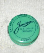 Sewing Tape Measure -Retractable- Advertising -Jamieson Linens Inc-Chicago - £9.01 GBP