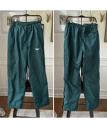Vintage 90s Holloway Michigan State University Nylon Track Pants Green M - $539.55 MXN