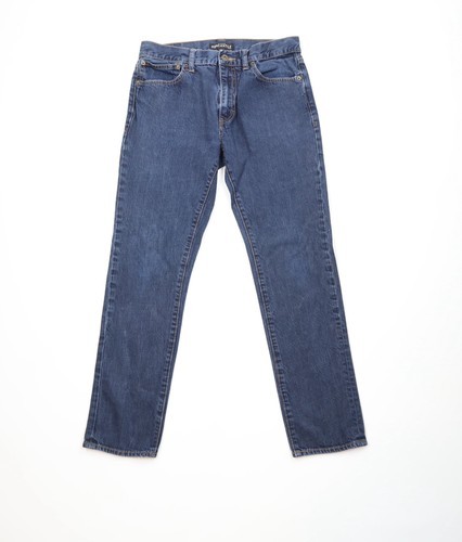 J Crew Mens 30x30 Faded Slim Fit Straight Leg Denim Jeans Indigo Dark Wash - $39.55
