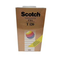 Scotch EXG T 120 Extra High Class Blank Videocassette Brand New Sealed - £10.64 GBP