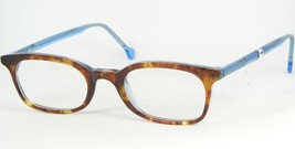 L.A. Eyeworks Hayden 372 Mottled Brown /BLUE Eyeglasses Lae Los Angeles 46mm - £66.84 GBP