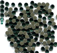 Rhinestones 3mm 10ss  GREEN AGATE  Hot Fix  2 Gross 288 Pieces - £4.55 GBP