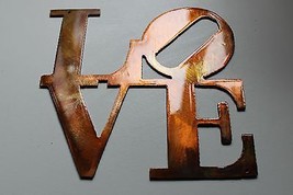 Love Word (Boxed) - Metal Wall Art - Copper 12" x 12" - £25.04 GBP