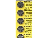 Toshiba CR2032 3 Volt Lithium Coin Battery (10 Batteries) - £4.01 GBP+