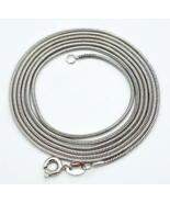 Vintage ATI BR CN 1.25mm Snake Chain Necklace 30.5 in - £17.19 GBP