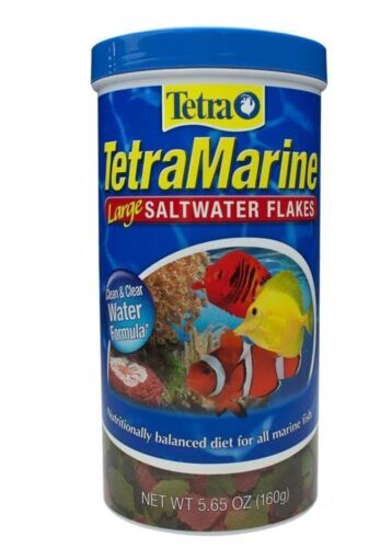 Tetra Marine Large Saltwater Flakes 5.65 Oz Exp 2026 Fish Food  - $22.43