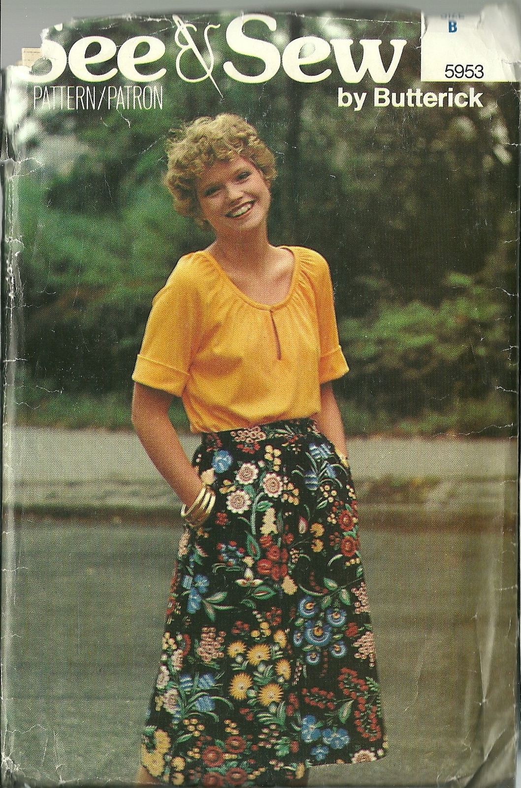 See And Sew Sewing Pattern 5953 Misses Vintage Top Blouse Skirt Sz 12 14 16 New - £5.49 GBP