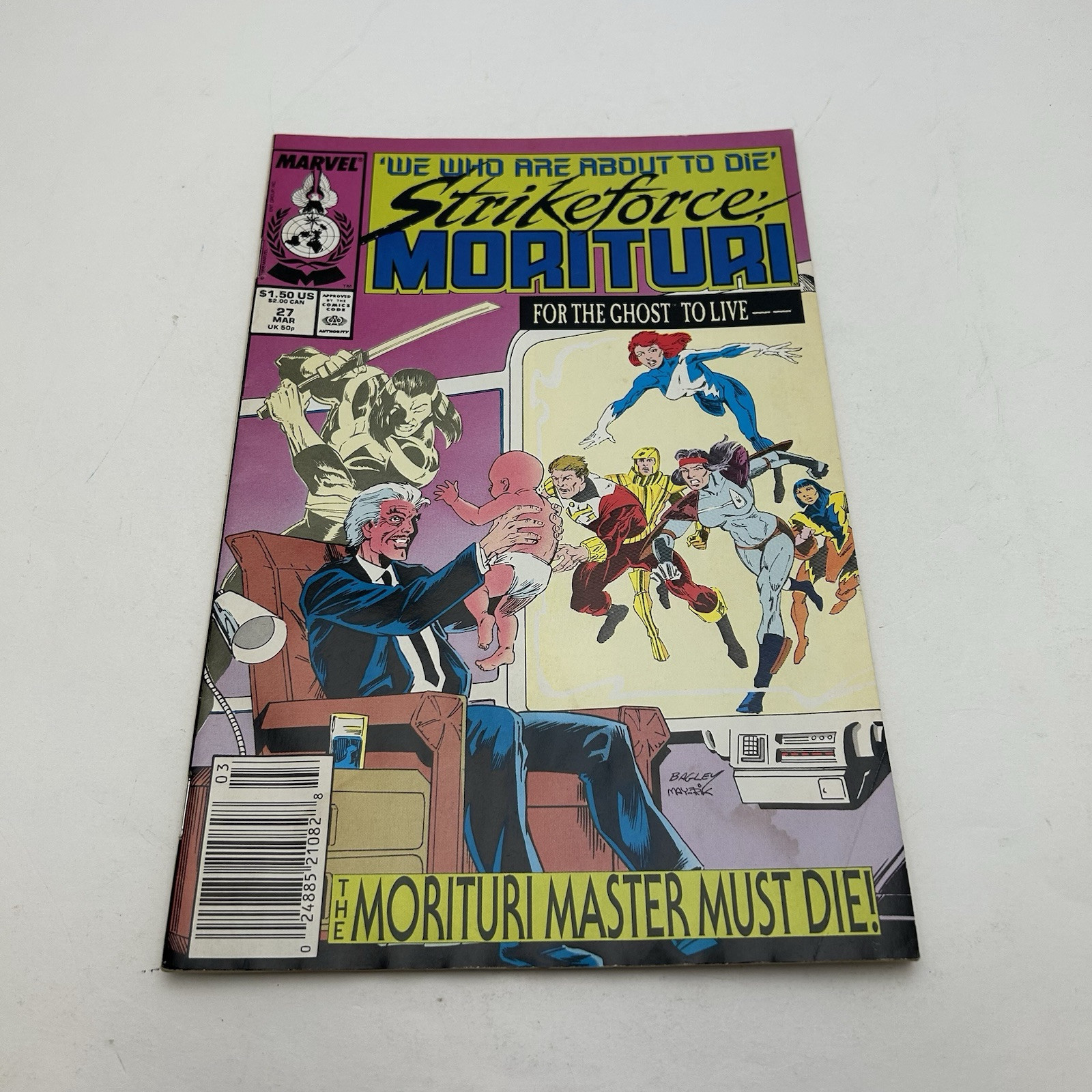 Strikeforce Morituri #27 1989 Marvel Comics  - $3.68