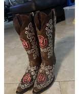 Vaccari  Western Boots Oklahoma Brown Leather Mid Calf Pull On  Size 10 - $491.01