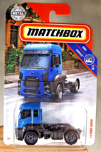 2018 Matchbox 37/125 MBX Service 11/20 &#39;13 FORD CARGO Blue w/GrayRinged FlowerSp - £7.23 GBP