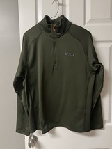 Timberland 1/4 Zip Sweatshirt Men’s Size Large Green - $15.00