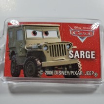 2006 Disney Pixar Cars 1 Keychain Charm SARGE First Gen State Farm Promo... - $6.51