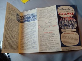 1961-1965 Civil War Centennial Williamsburg in the Civil War Brochure - £7.74 GBP