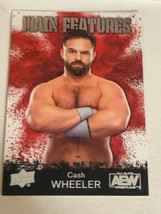 Cash Wheeler AEW Main Features Wrestling Upper Deck Trading Card 2021 #MF-16 - £1.55 GBP