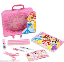Disney Store Princess Scrapbook Kit Cinderella Belle Ariel Reusable Case New - £19.57 GBP